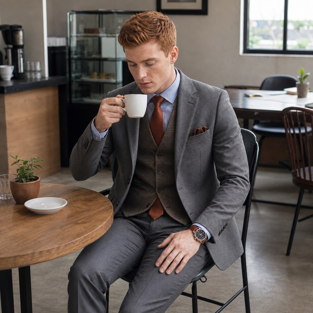 Blazers y trajes para hombre detalle