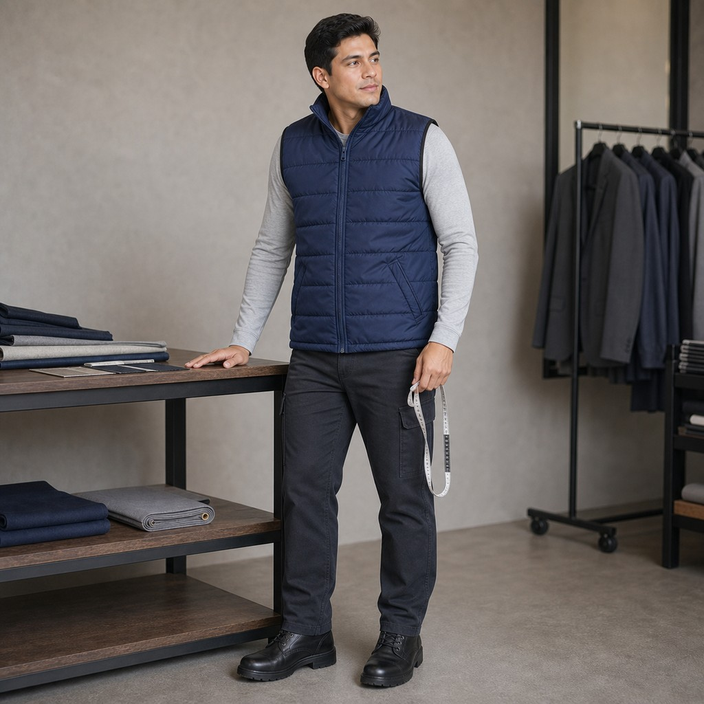 Chompas y chalecos acolchados para hombre 12