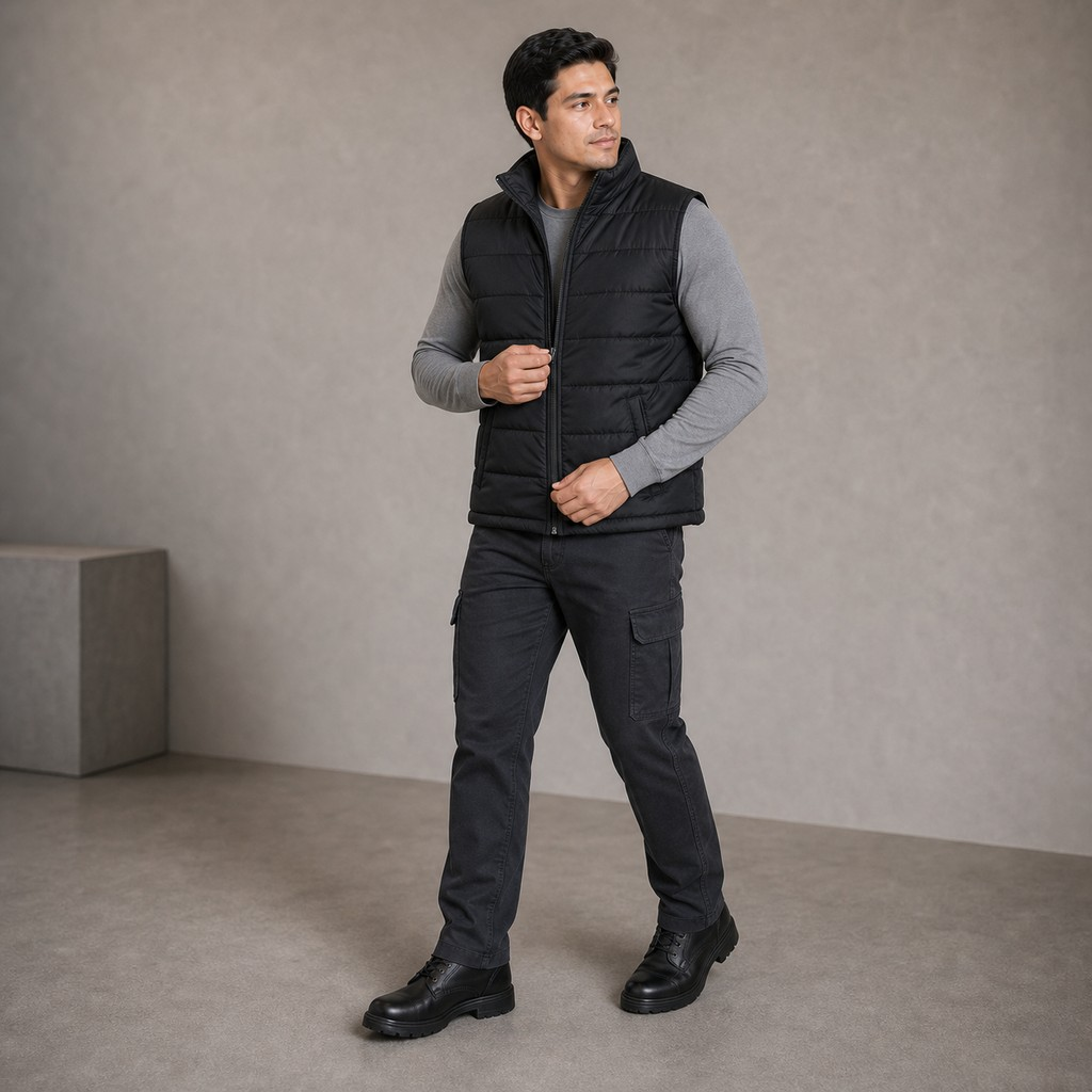 Chompas y chalecos acolchados para hombre 15