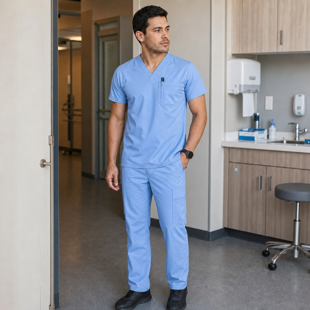 Scrubs médicos para hombre 9