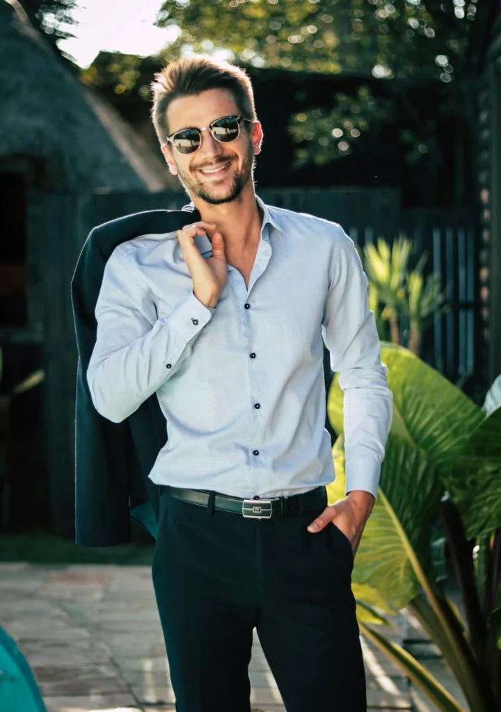 Camisa ejecutiva masculina